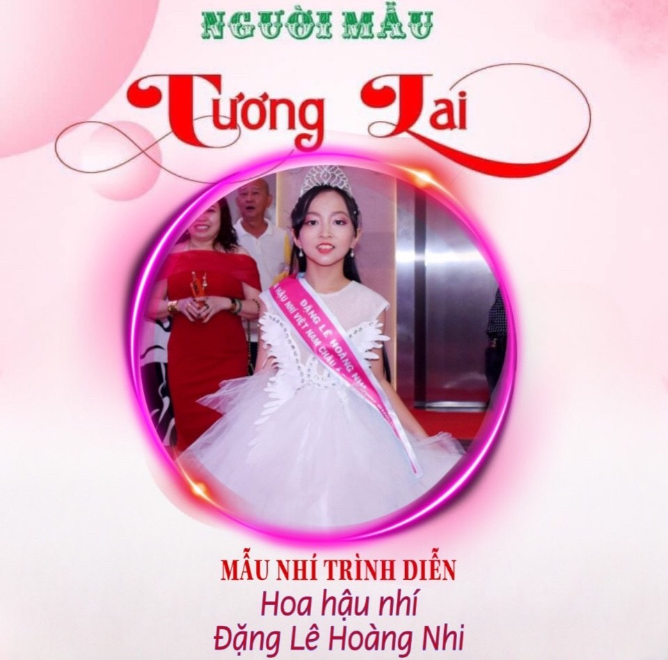 Hoa hậu nhí Đặng Lê Hoàng Nhi tham gia chương trình truyền hình Người mẫu tương lai