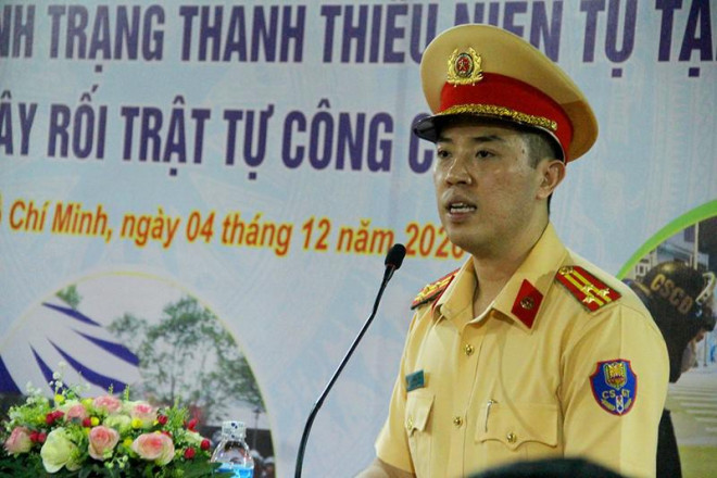 CSGT TP.HCM tổ chức lễ ra quân cao điểm xử lý tình trạng thanh thiếu niên tụ tập chạy xe gây rối trật tự!!