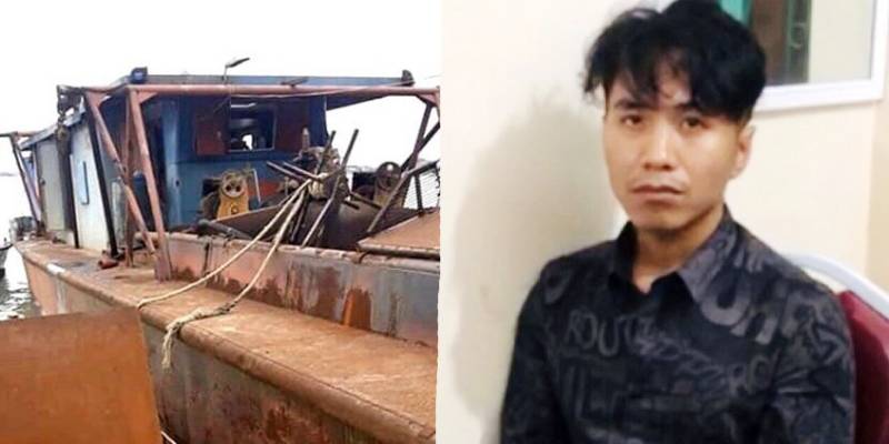 Tại Hải Dương: Bắt giữ hai đối tượng trộm tàu thủy hơn 400 tấn!!