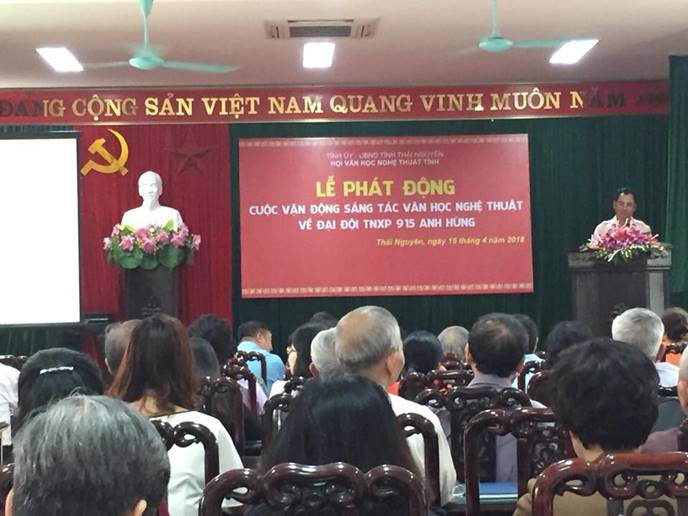 Thái Nguyên: Phát động sáng tác văn học, nghệ thuật về Đại đội Thanh niên xung phong 915