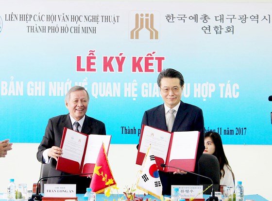 TPHCM và TP Daegu hợp tác phát triển văn học, nghệ thuật