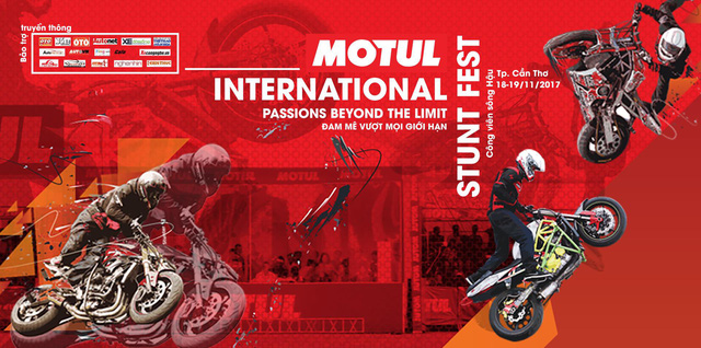 Motul International Stunt Fest 2017 - Sự kiện đẳng cấp quốc tế đổ bộ TP Cần Thơ