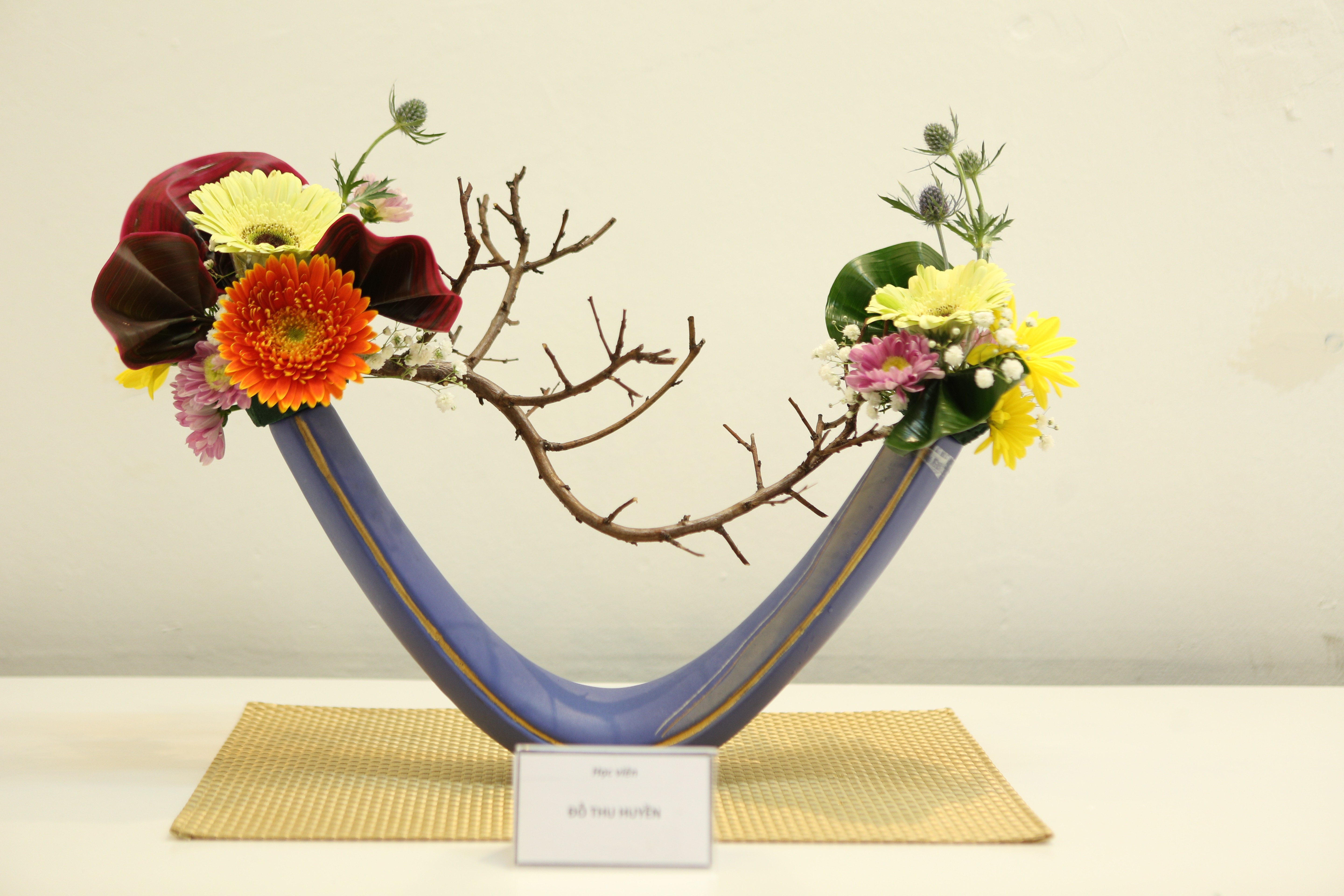 Lần đầu tiên tại Hà Nội: Triển lãm Nghệ thuật Ikebana của Nguyễn Thanh Tú được ra mắt
