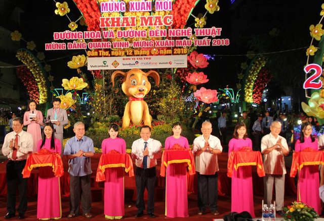 Khai mạc đường hoa nghệ thuật năm 2018 tại Cần Thơ