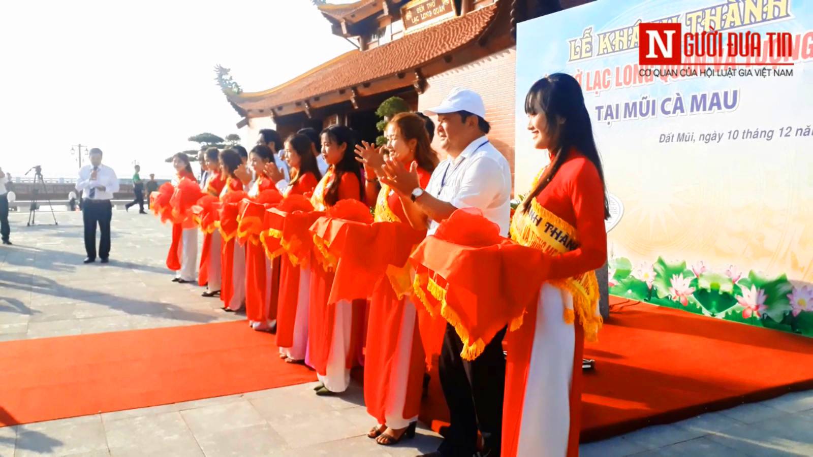 Đền thờ cha Lạc Long Quân và tượng mẹ linh thiên đã được khánh thành nơi Đất Mũi Cà Mau!!